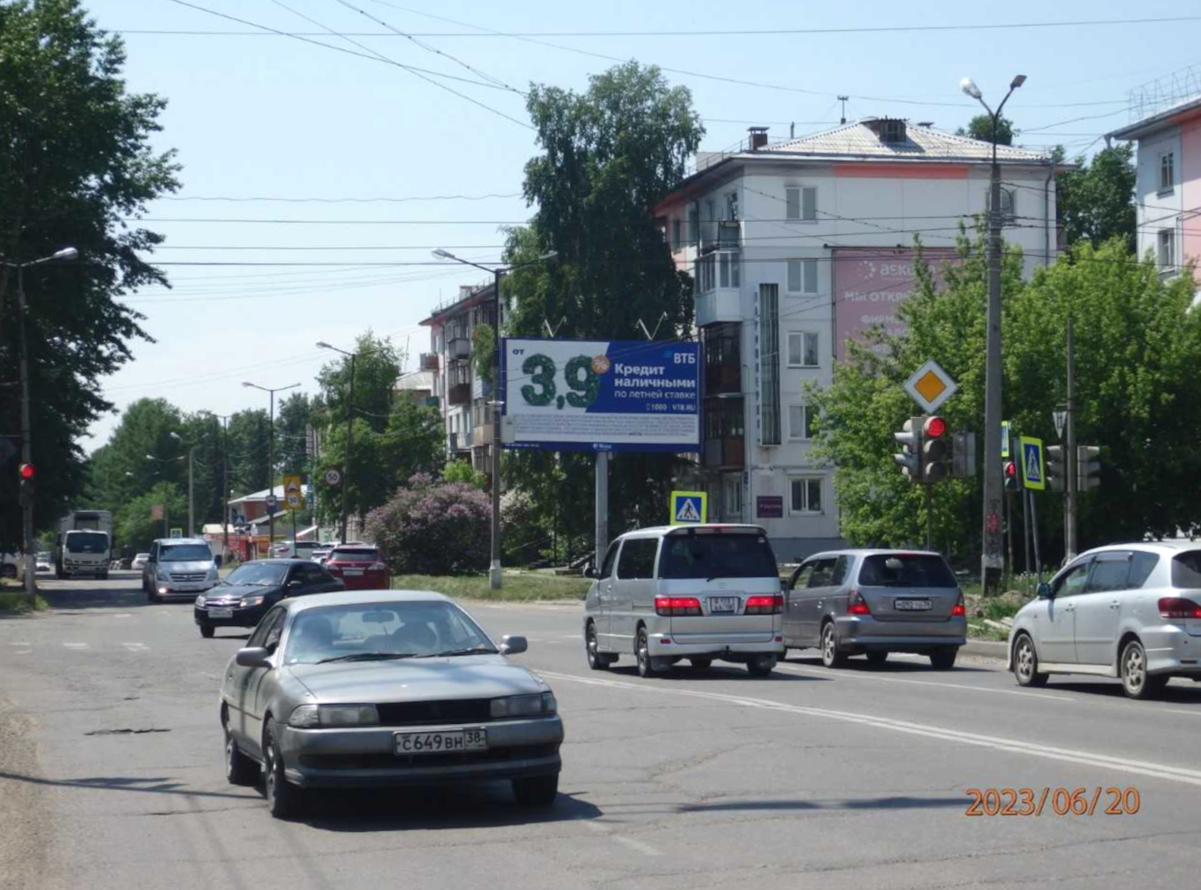 Реклама 3x6 по адресу Энгельса ул. / Енисейская ул.