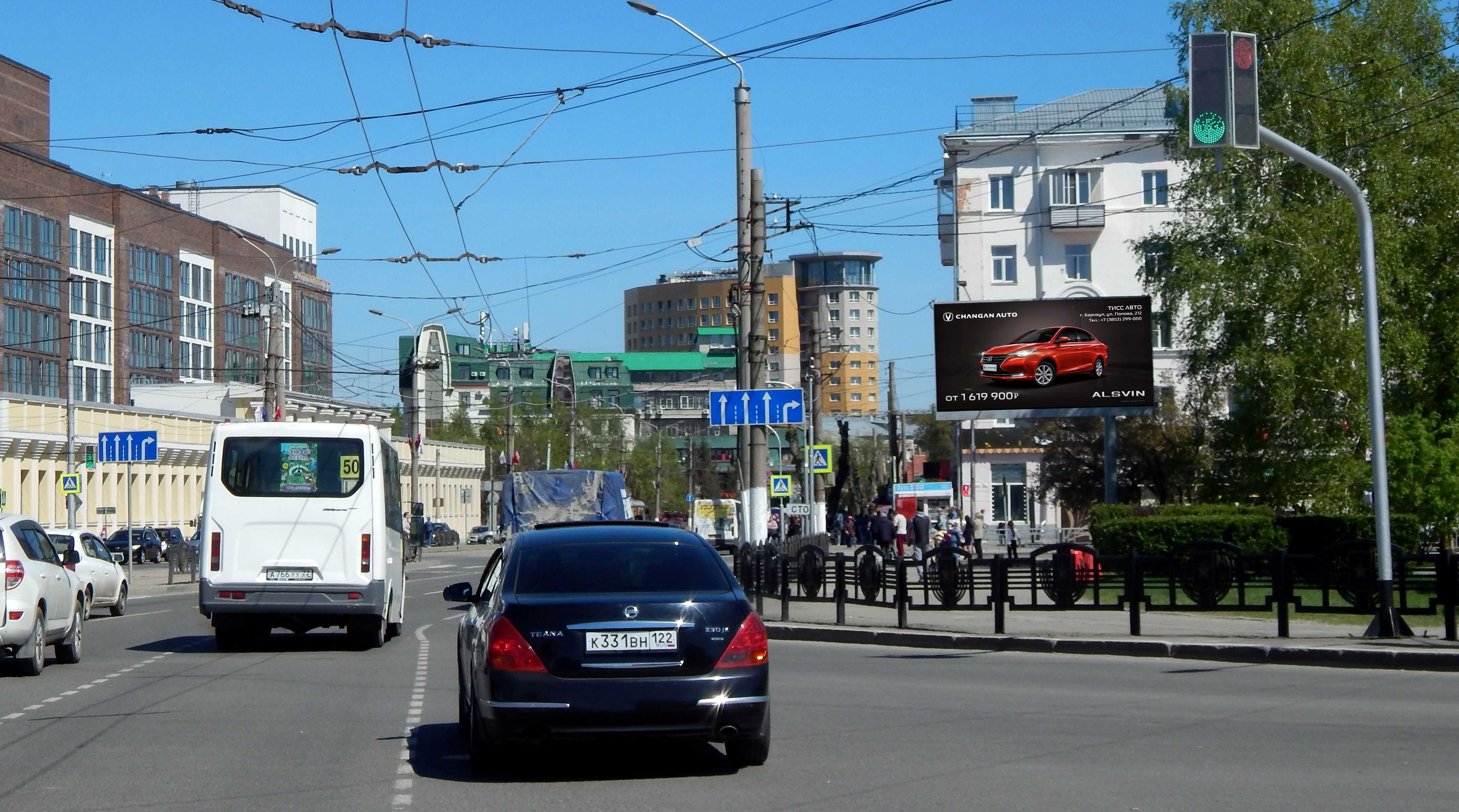 Реклама 3x6 по адресу Строителей пр-т / Социалистический пр-т (КРК Мир) (Digital)