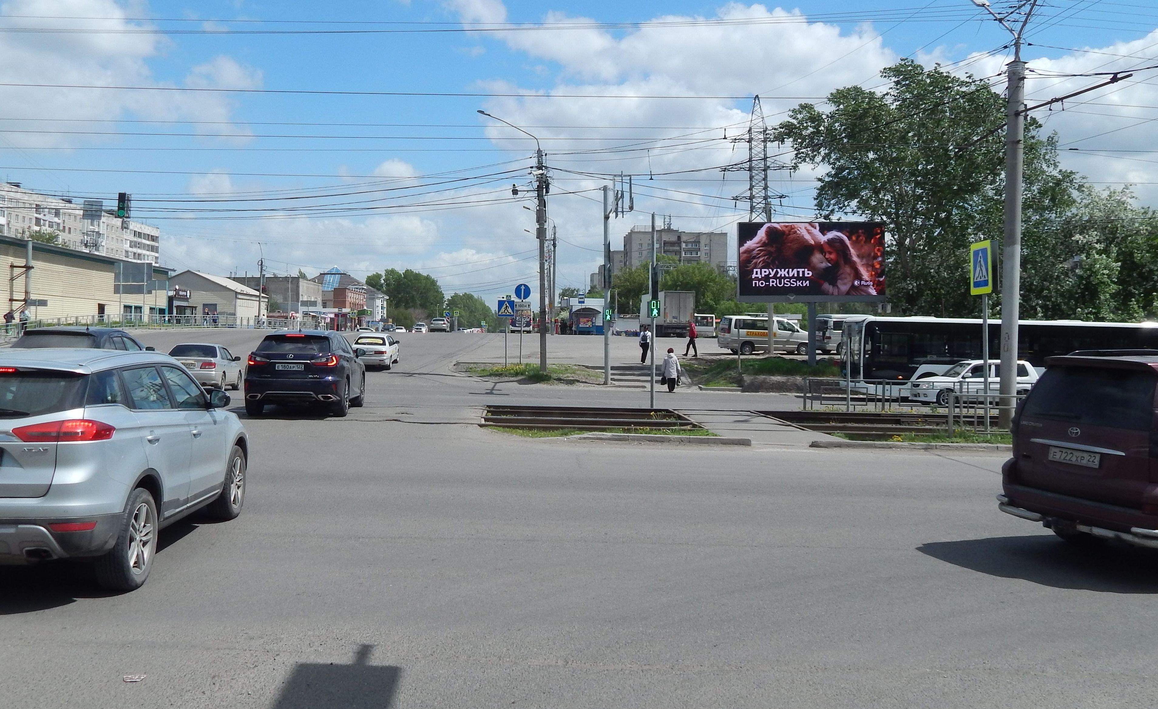 Реклама 3x6 по адресу Энтузиастов ул./Попова ул. 83, квартал «Дружный», «Новая высота» (Digital)