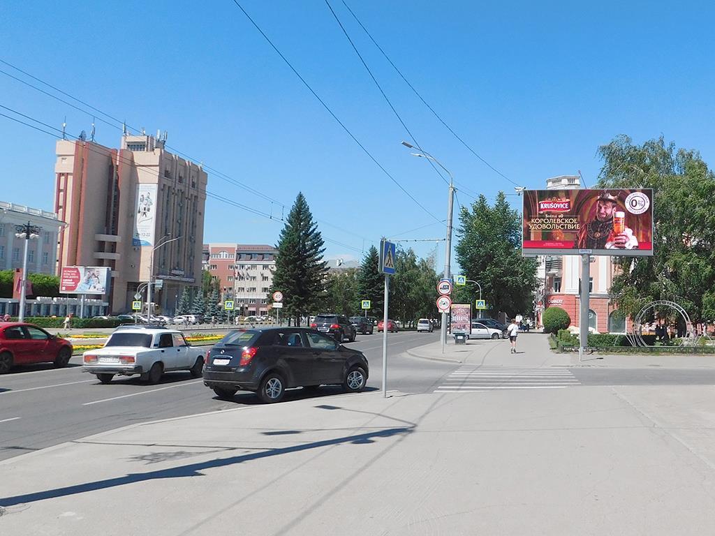 Реклама 3x6 по адресу Ленина пр., 56 - пл. Советов - Шевченко ул. (Digital)