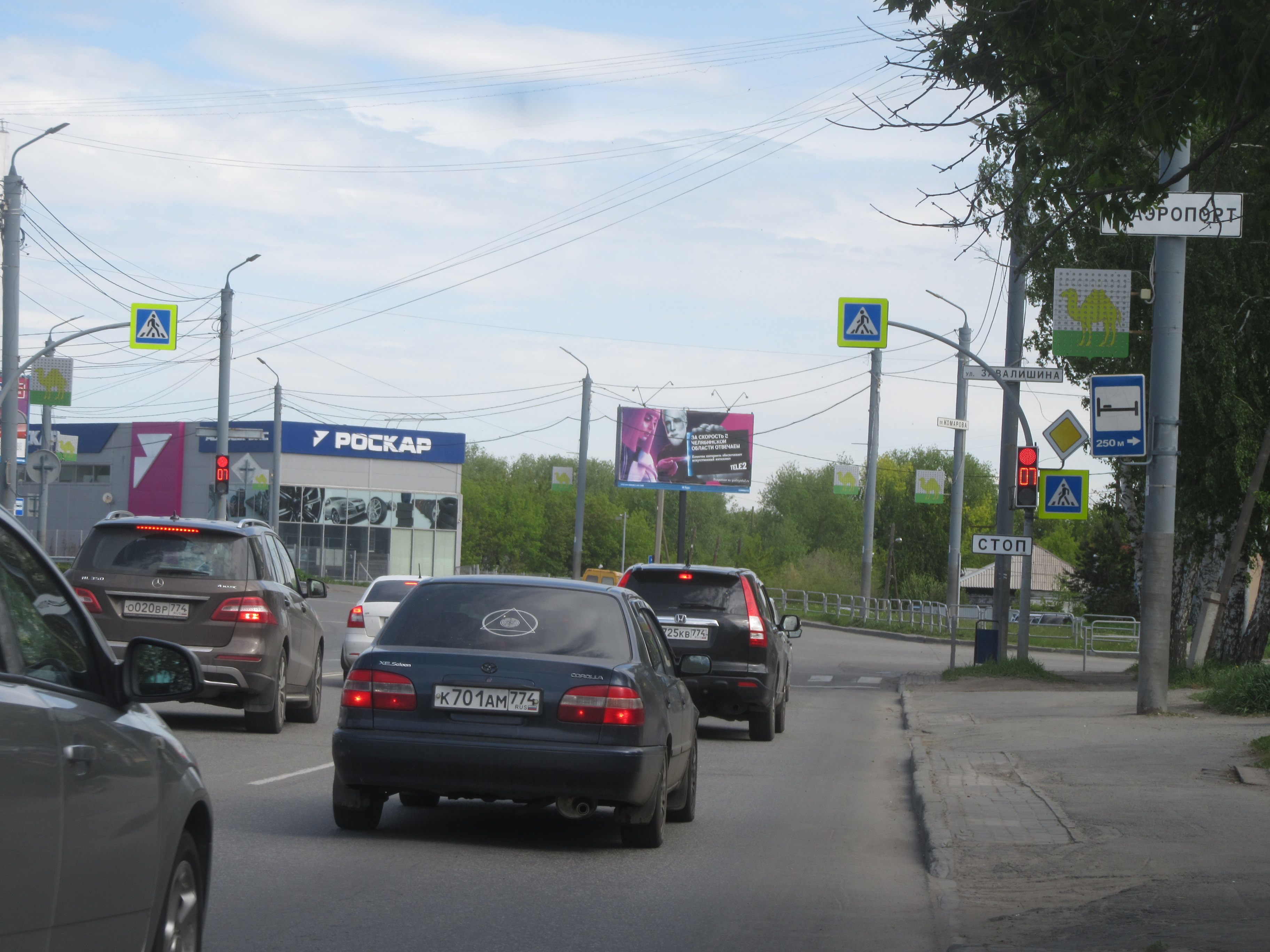 Реклама 3x6 по адресу Комарова ул. /  Завалишина ул. 41/ 3 н-в