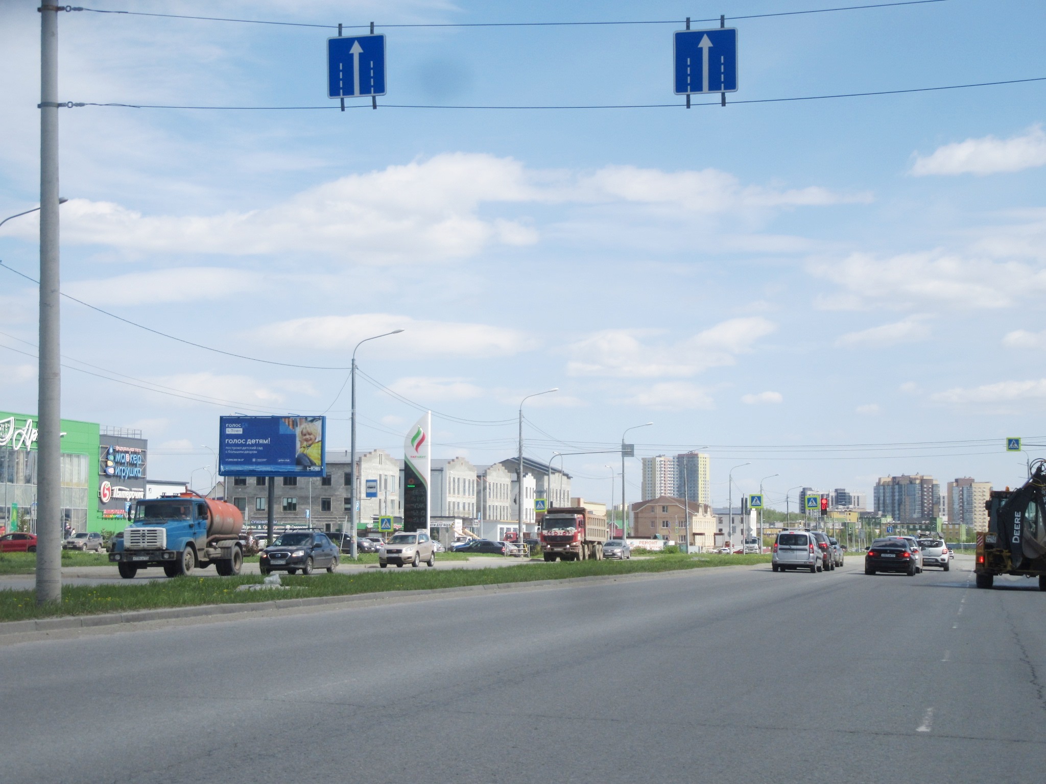 Реклама 3x6 по адресу Новоградский пр-т / Петра Сумина ул. (из центра)