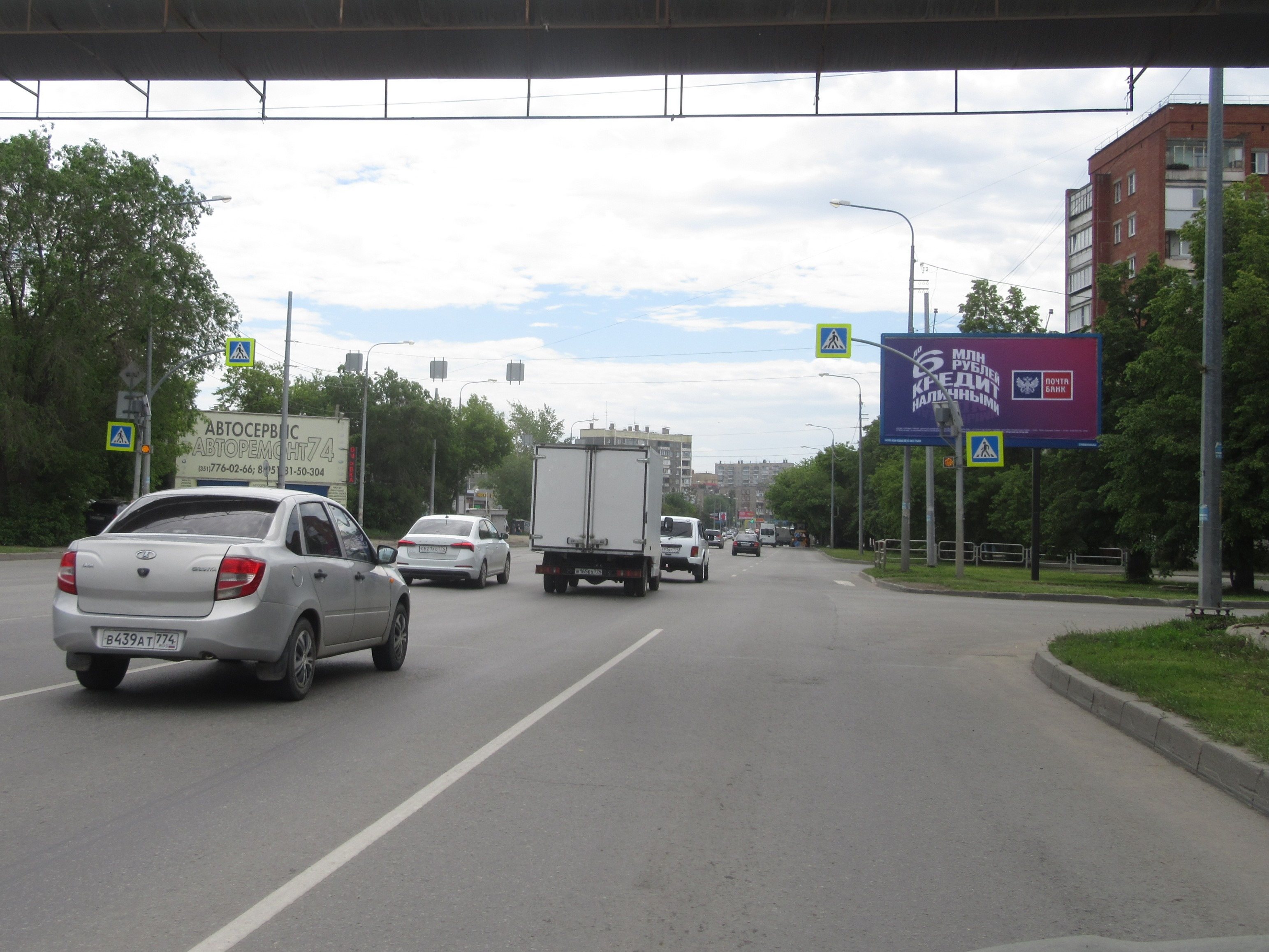 Реклама 3x6 по адресу Молодогвардейцев ул. / Ворошилова ул. (ТРК "Фиеста")