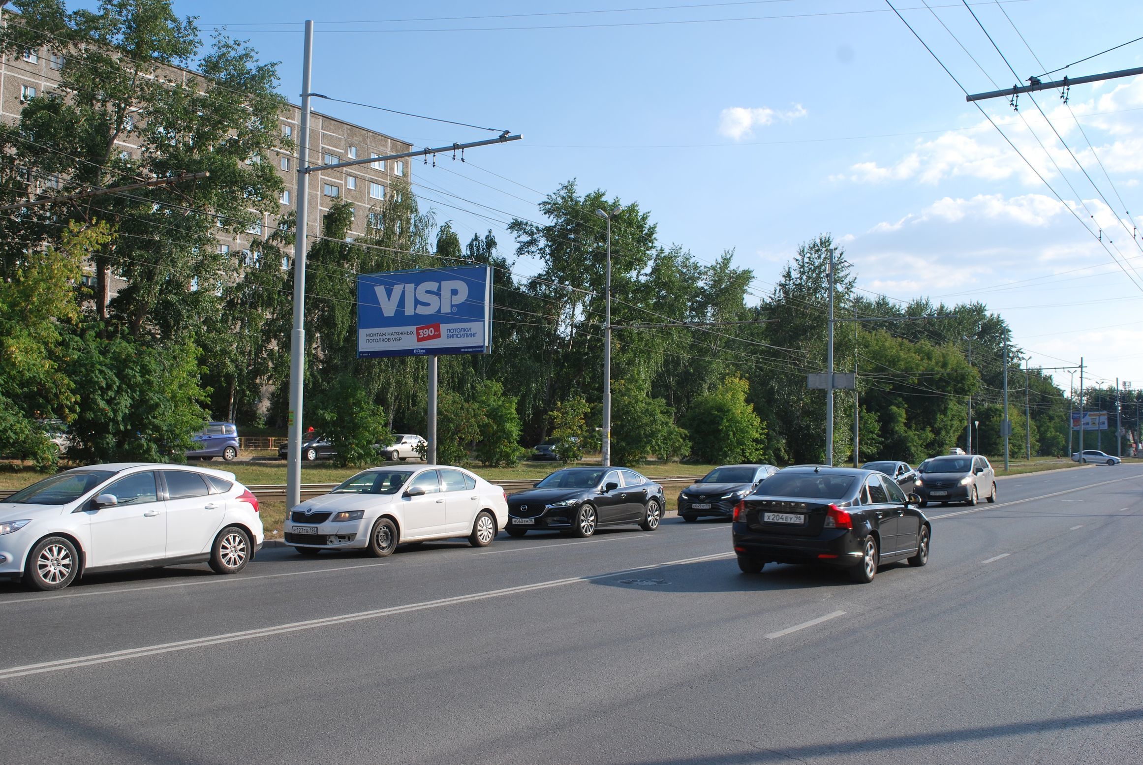 Реклама 3x6 по адресу Смазчиков ул. / Уральская ул.  46, ТРЦ "Парк Хаус"