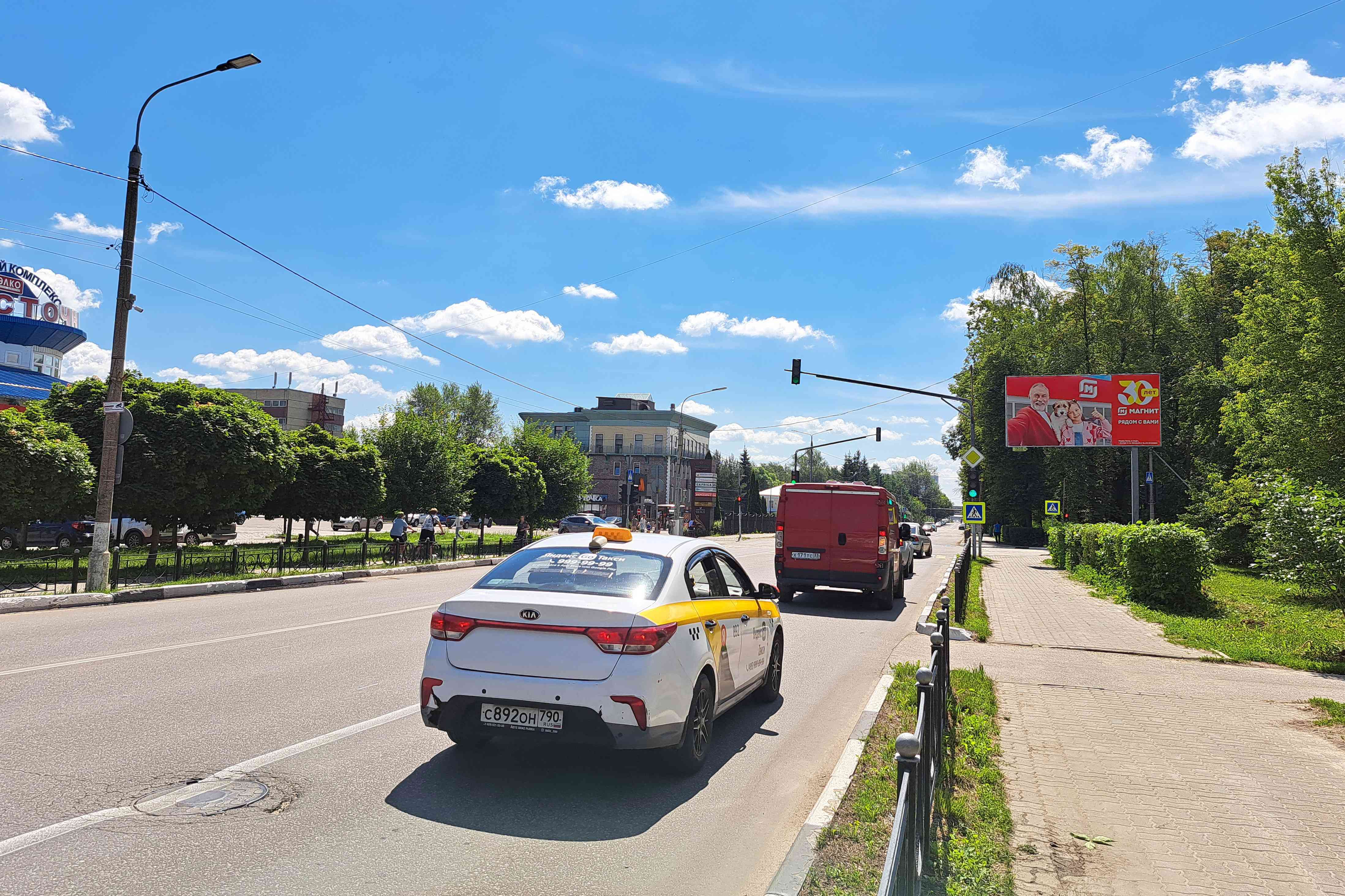 Реклама 3x6 по адресу ул. Карла Маркса, д. 13 (напротив ТЦ Восточный)