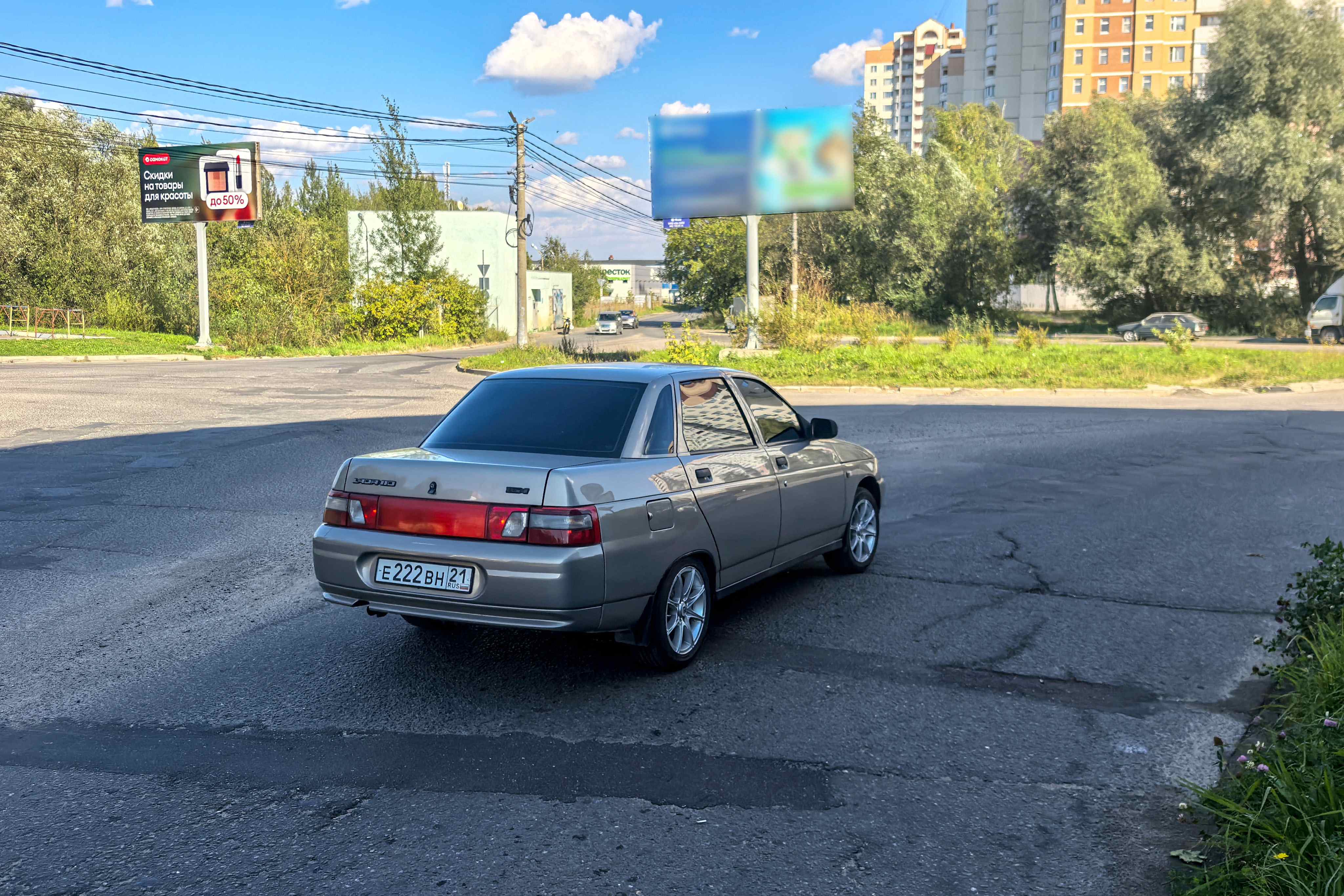 Реклама 3x6 по адресу д. Черная, 350 м до Х с ул. Широкая, круговое движение