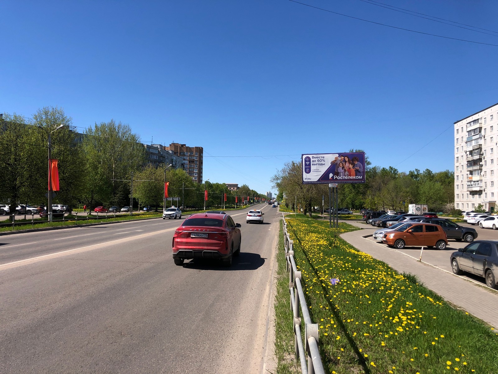 Реклама 3x6 по адресу ул. Октябрьской революции,  д. 301, ТЦ "Паровоз", центр города, 524A