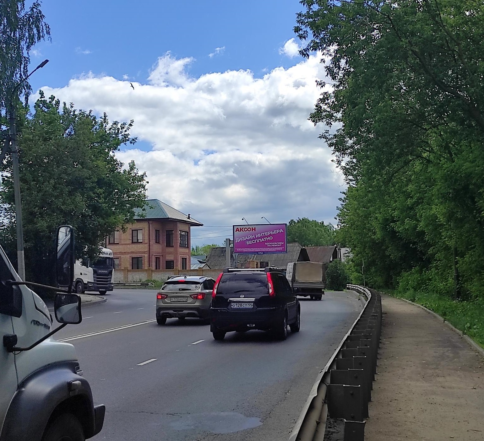 Реклама 3x6 по адресу Калинина ул. / Северной правды ул.