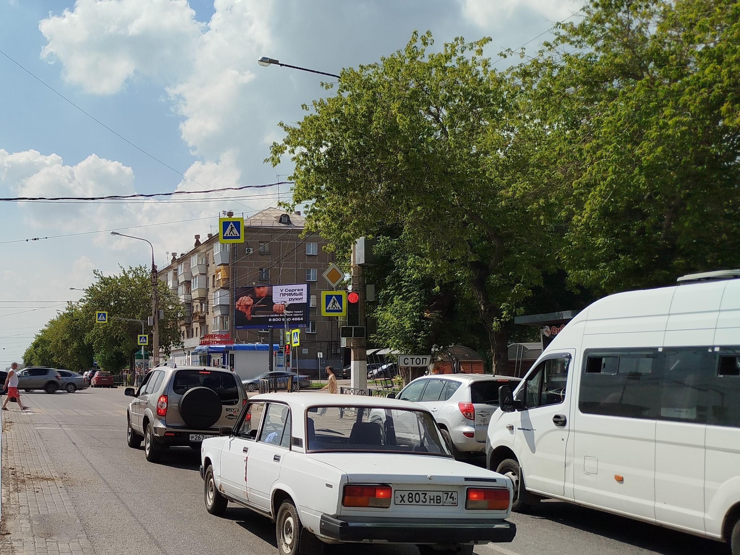 Реклама 3x6 по адресу Карла Маркса ул.  98 / газеты "Правда" ул. (Digital)