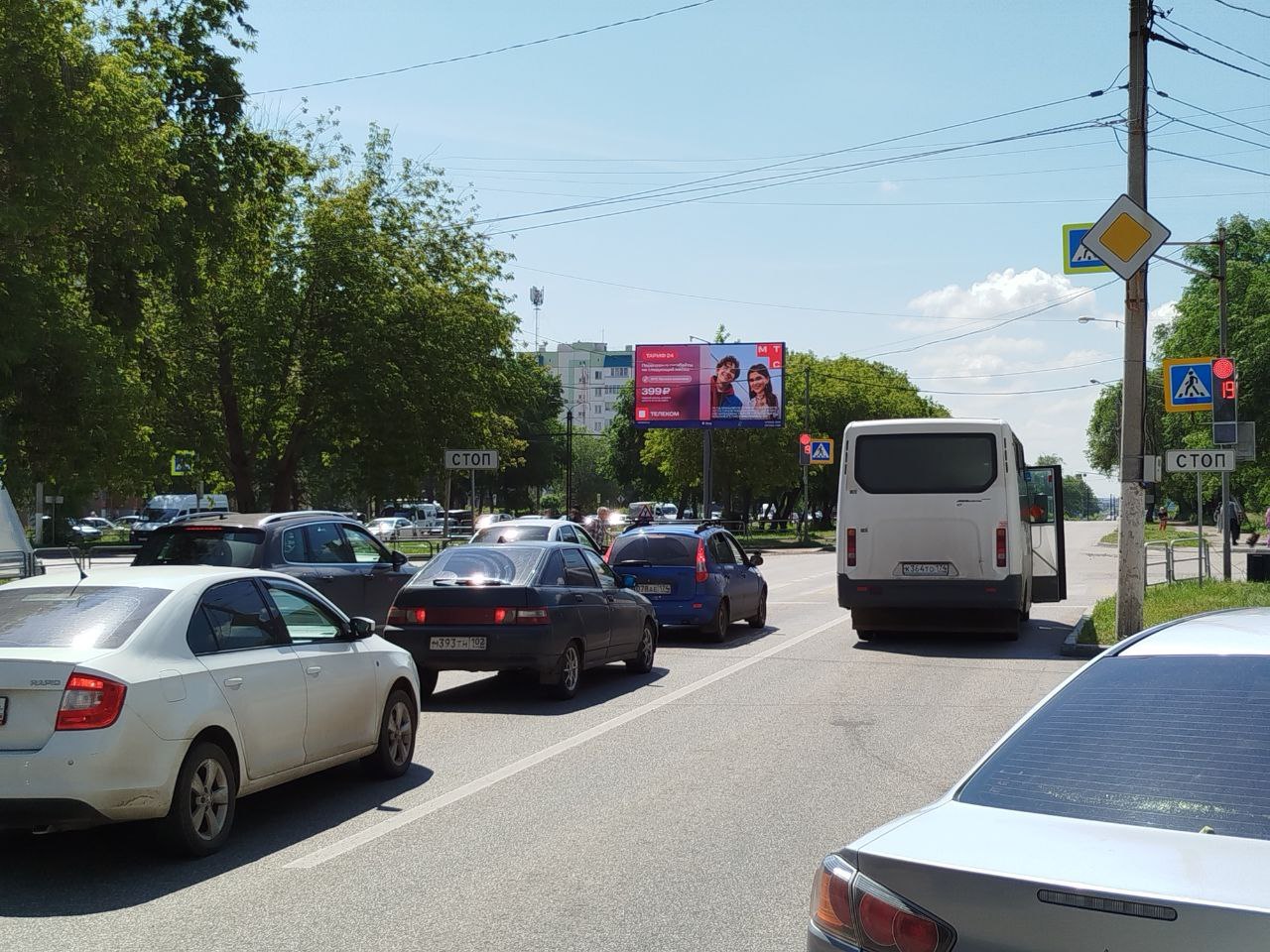 Реклама 3x6 по адресу Советская ул.  60/1 / газеты "Правда" ул. (Digital)