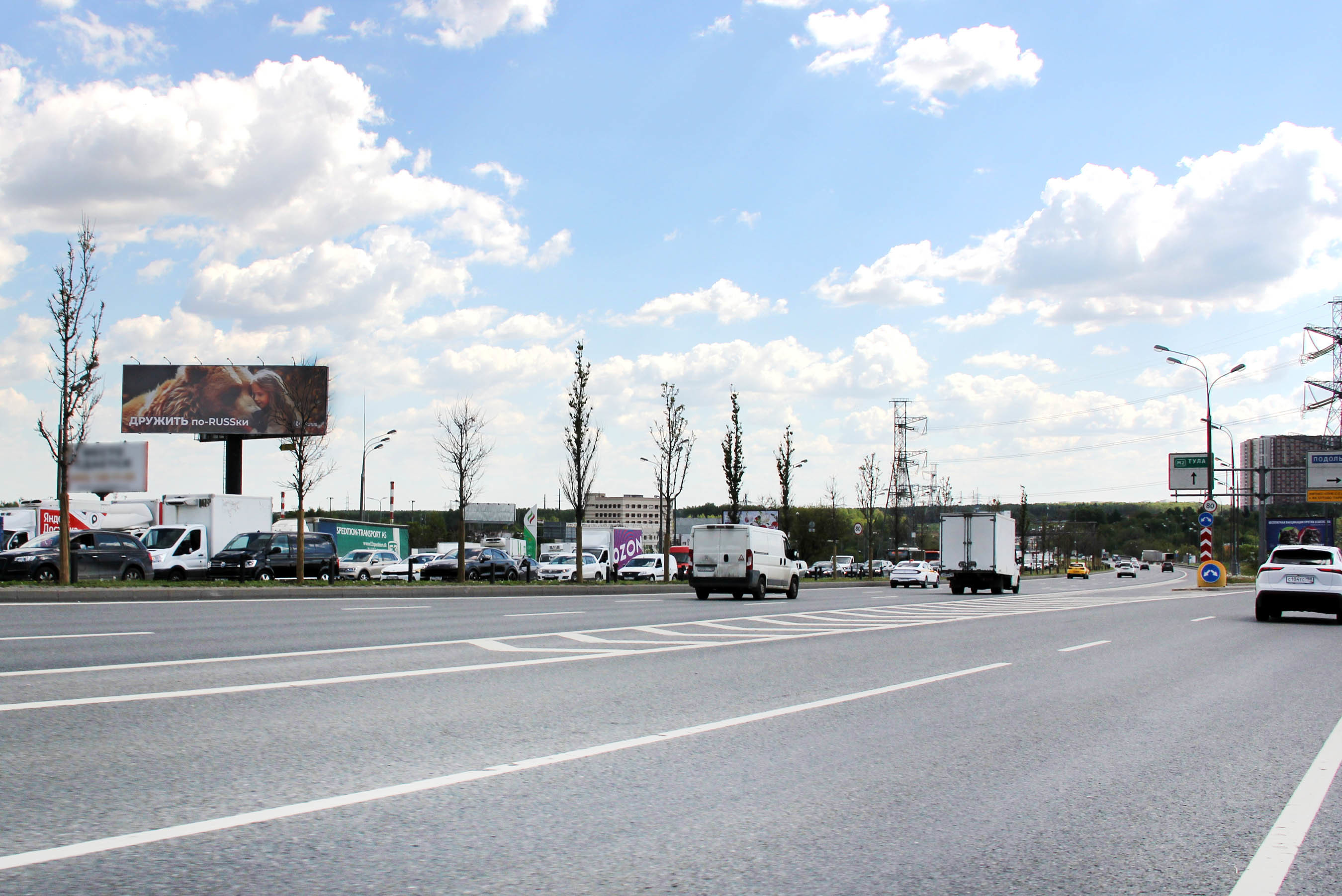 Реклама big по адресу Варшавское шоссе, 400м от МКАД, слева (АЗС Татнефть)