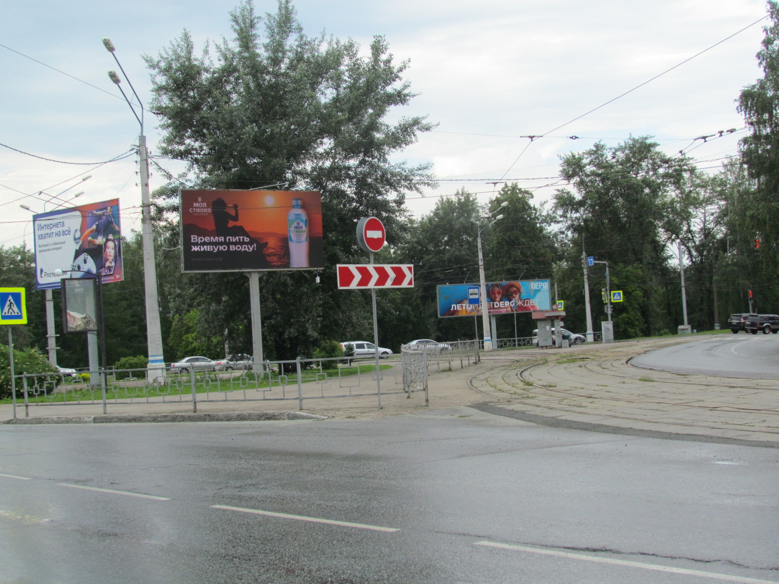 Реклама 3x6 по адресу Ленина просп. 1, напротив горсовета в развилке дорог, поз.2 (Digital)