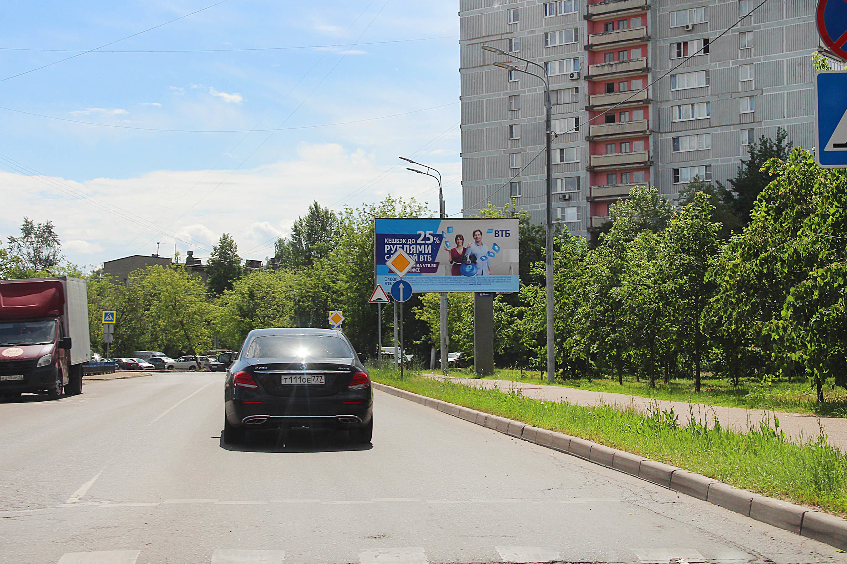 Реклама 3x6 по адресу ул. Союзная, напротив д. 28, (01,500 км слева от Минского ш.)