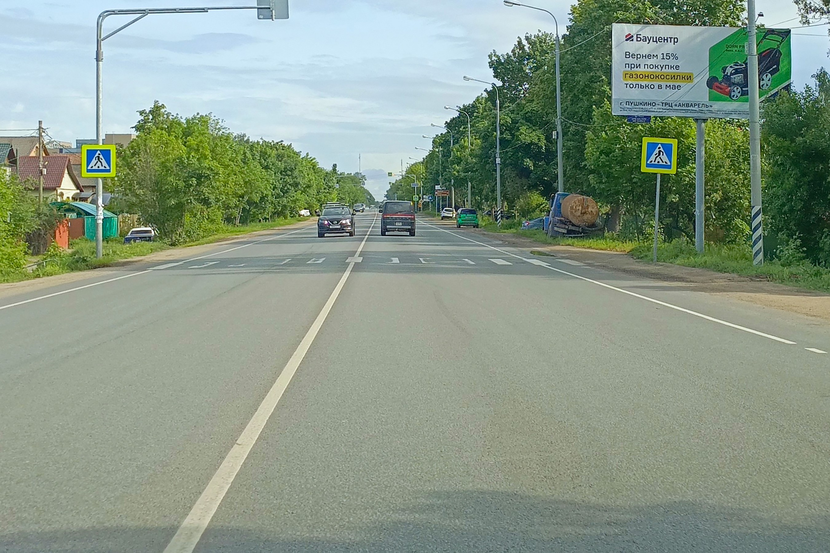 Реклама 3x6 по адресу мкр. Новая Деревня, Центральная ул.  51