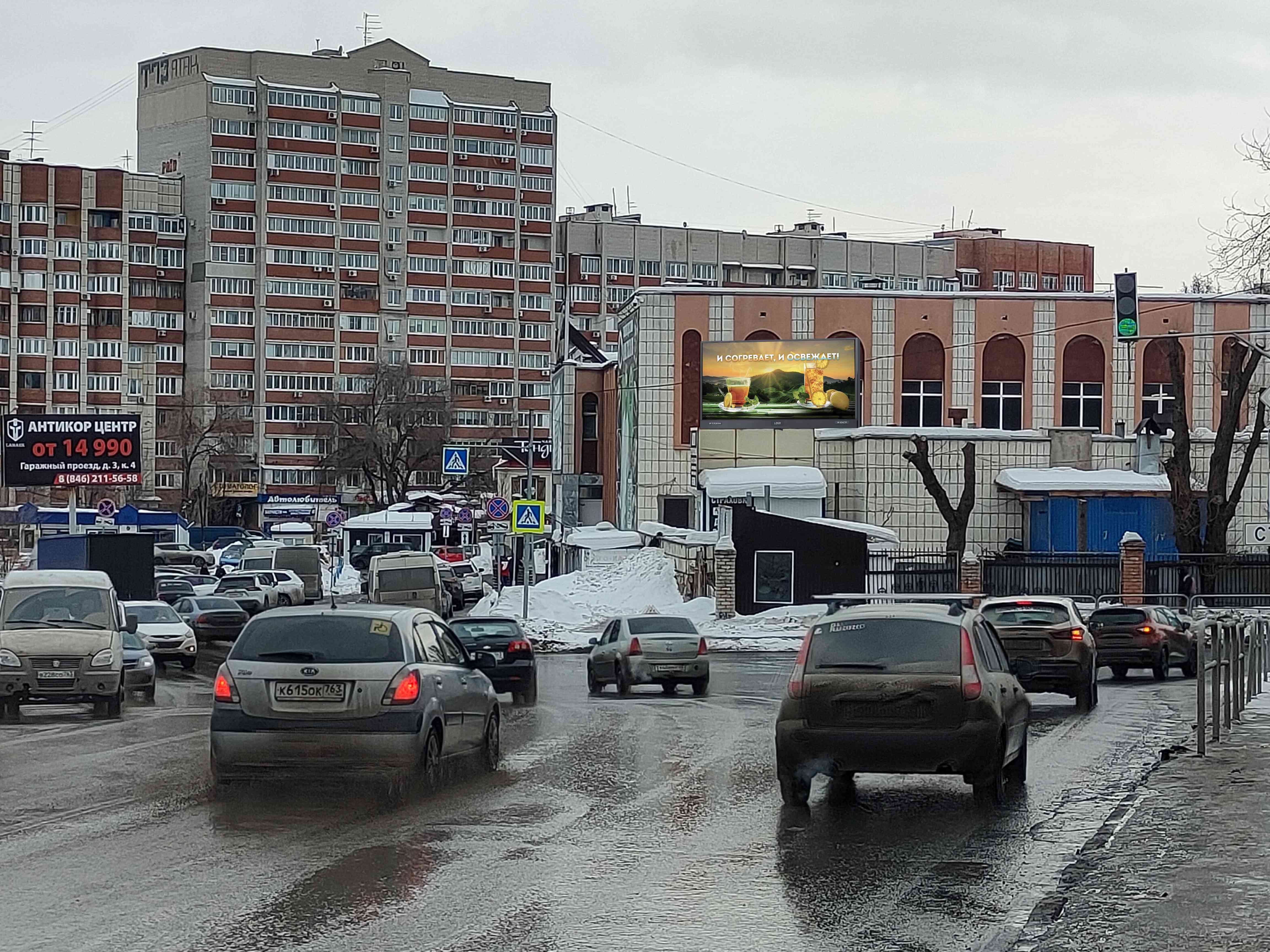 Реклама 3x6 по адресу Алма-Атинская ул.  40 (Digital)