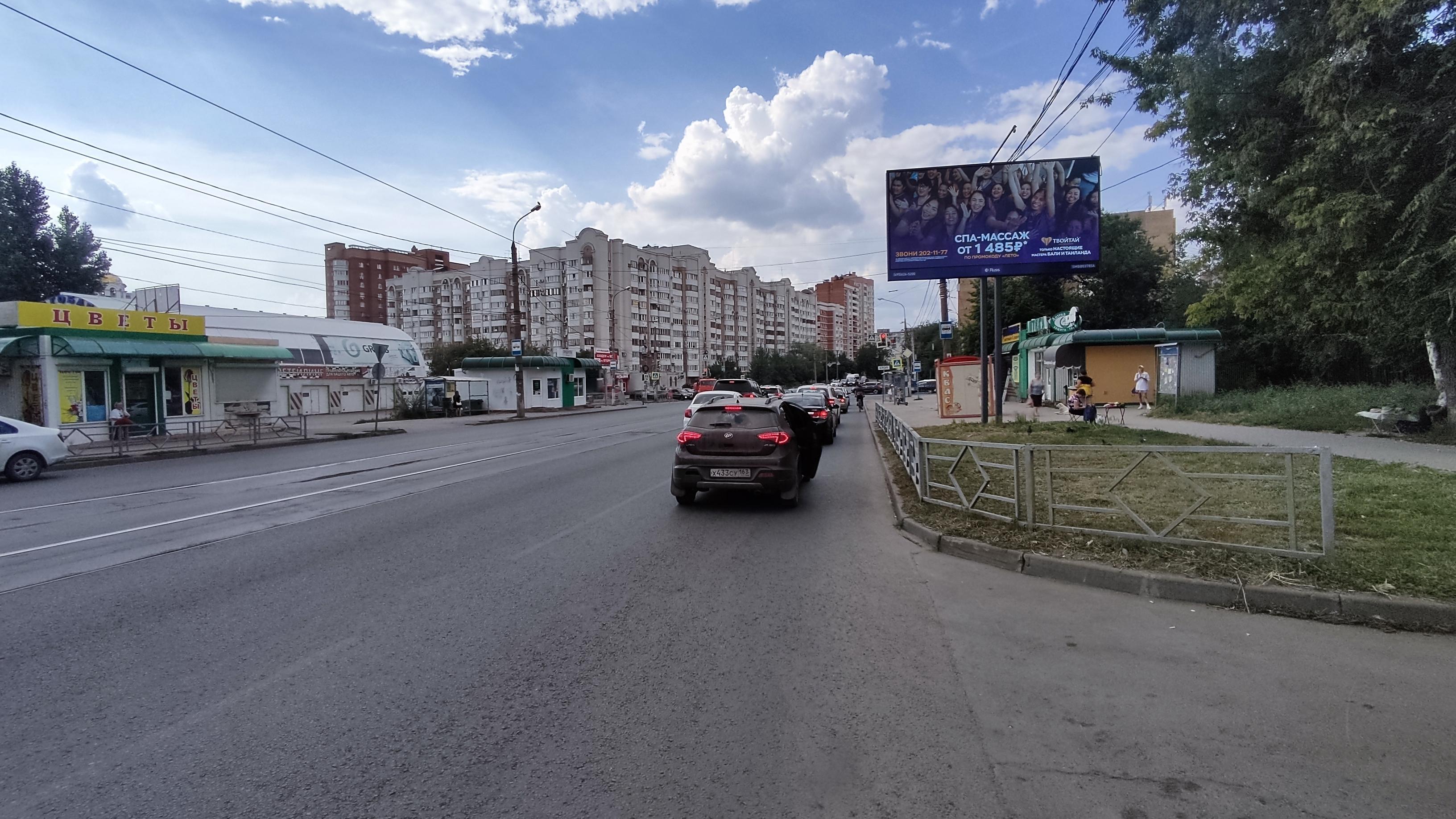 Реклама 3x6 по адресу Партизанская ул., д. 56, ТЦ Каскад (светофор, 60 м до Тухачевского) (Digital)