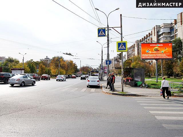 Реклама 3x6 по адресу Агибалова ул., Ульяновская ул.,  Самарский Губернский рынок