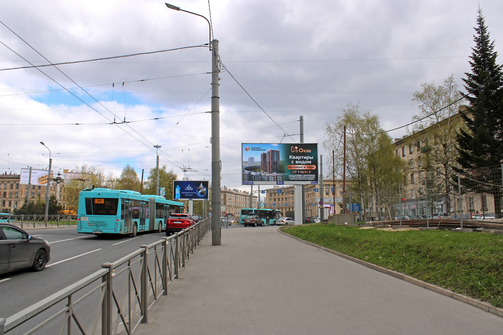 Реклама 3x6 по адресу Испытателей пр. / Энгельса пр. 22 (к Светлановской пл.) DIGITAL