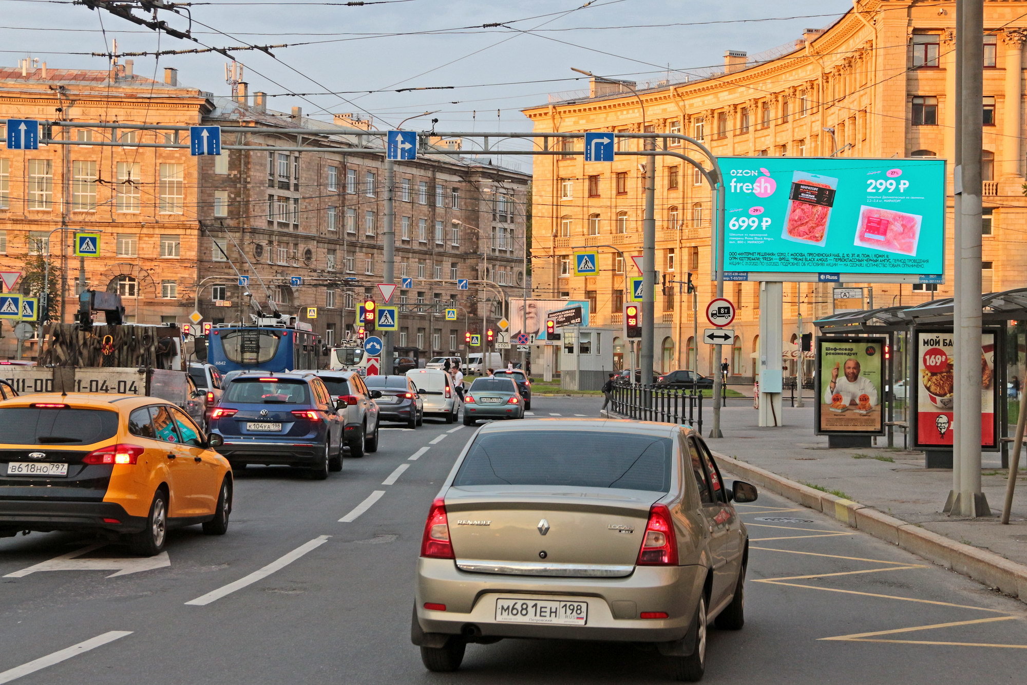 Реклама 3x6 по адресу Светлановская пл. / Энгельса пр. 22 (от Испытателей пр.) DIGITAL