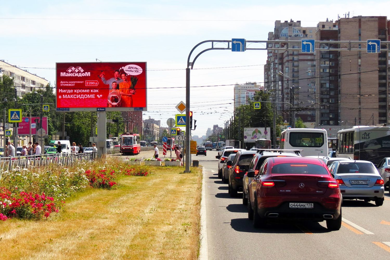 Реклама 3x6 по адресу Просвещения пр. 34 / Энгельса пр. (р/п от Выборгского ш.) DIGITAL