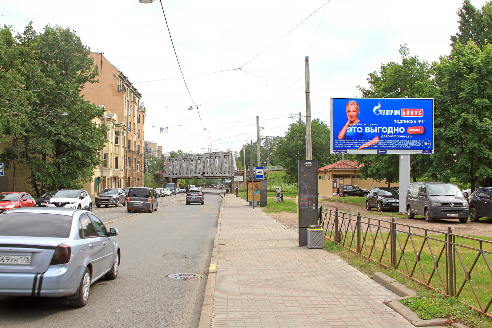 Реклама 3x6 по адресу Большой Сампсониевский пр. 104 (в центр) DIGITAL
