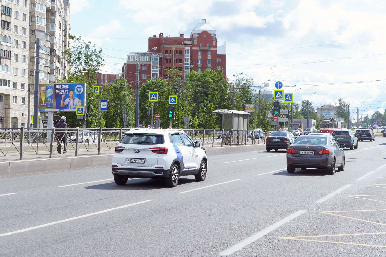 Реклама 3x6 по адресу Энгельса пр. 111 к.1 / ст.м. "Озерки" (в центр) только ВИНИЛ