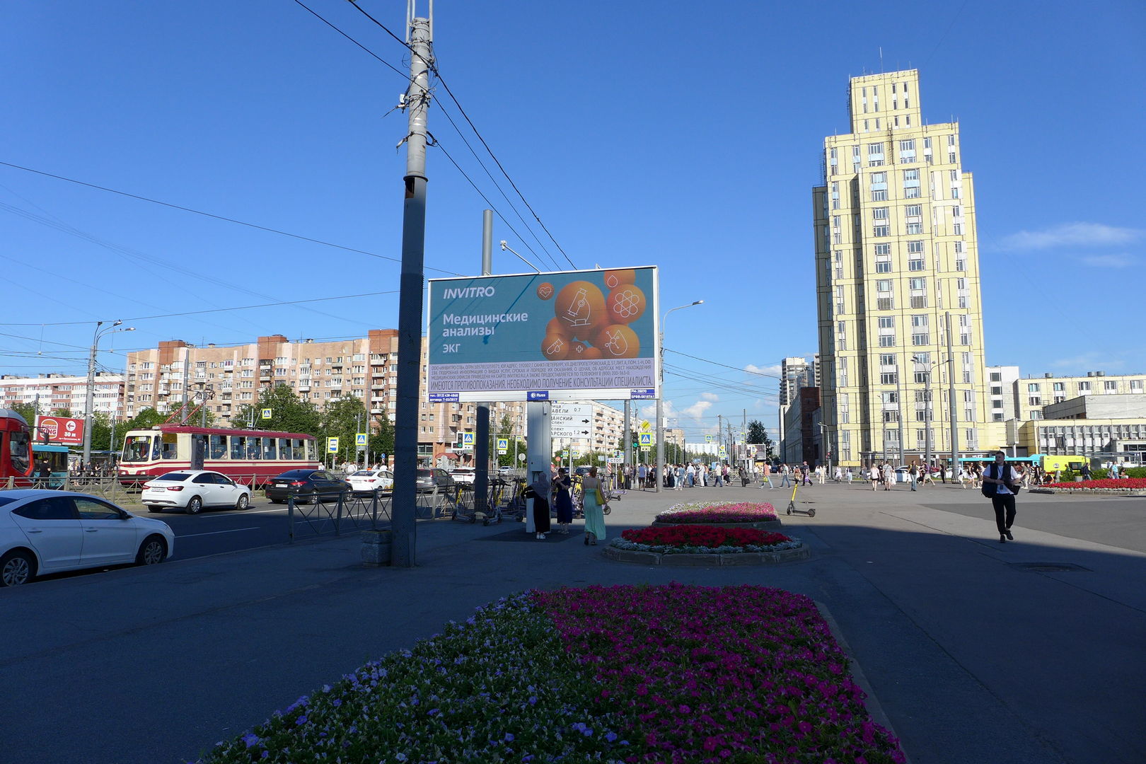 Реклама 3x6 по адресу Просвещения пр. / Гражданский пр. 116, к. 1 (к Гражданскому пр.) DIGITAL