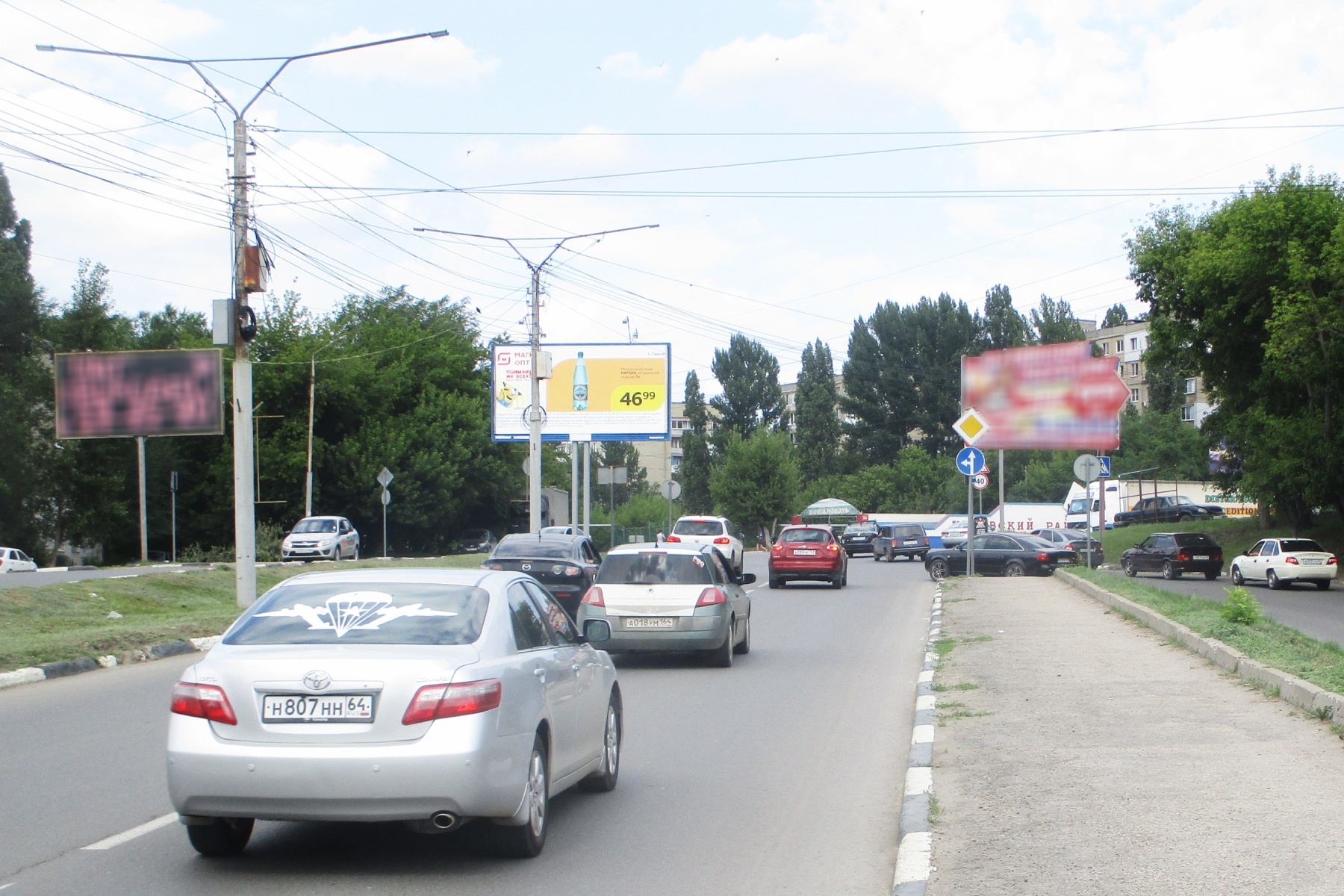 Реклама 3x6 по адресу Техническая ул. (мост, въезд на ул. Навашина)