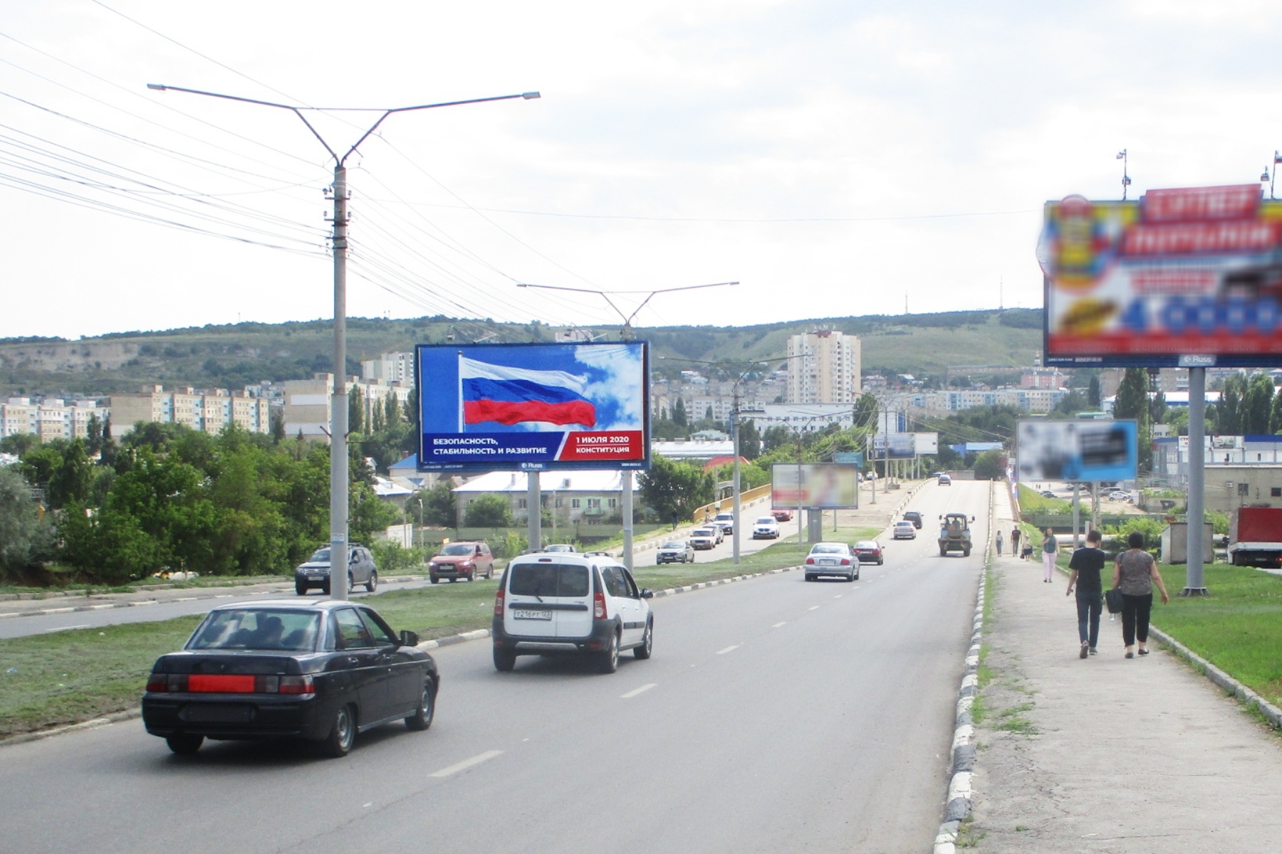 Реклама 3x6 по адресу Техническая ул. (мост, 150м автосалон Лада)