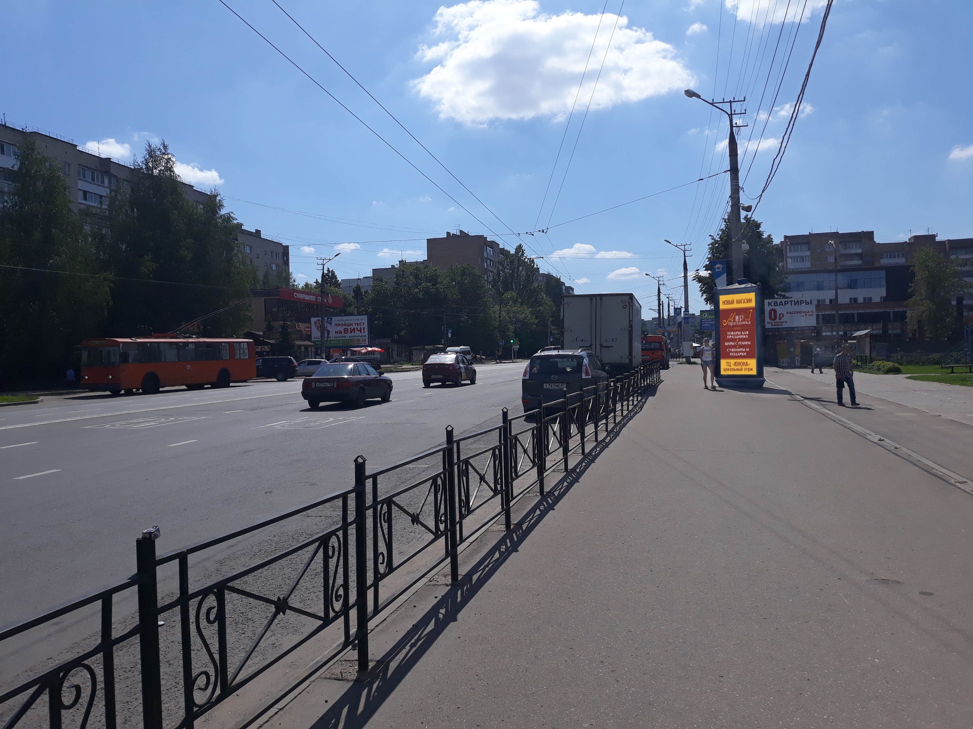 Реклама 1.4x3 по адресу Нормандия Неман ул. / Нахимова ул.