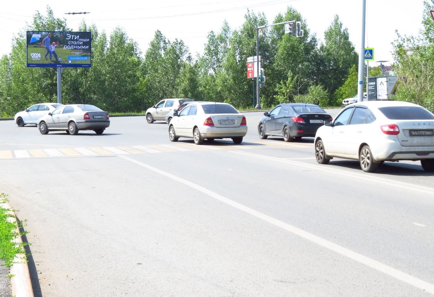 Реклама 3x6 по адресу Сельская Богородская ул. / Маршала Жукова ул. (направление в сторону Индустриального ш.) (Digital