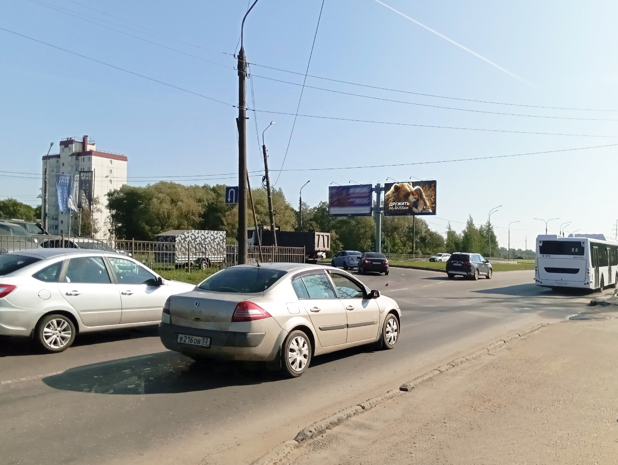 Реклама 3x6 по адресу Санкт-Петербургская Б. ул. 86 (Чебурашка)