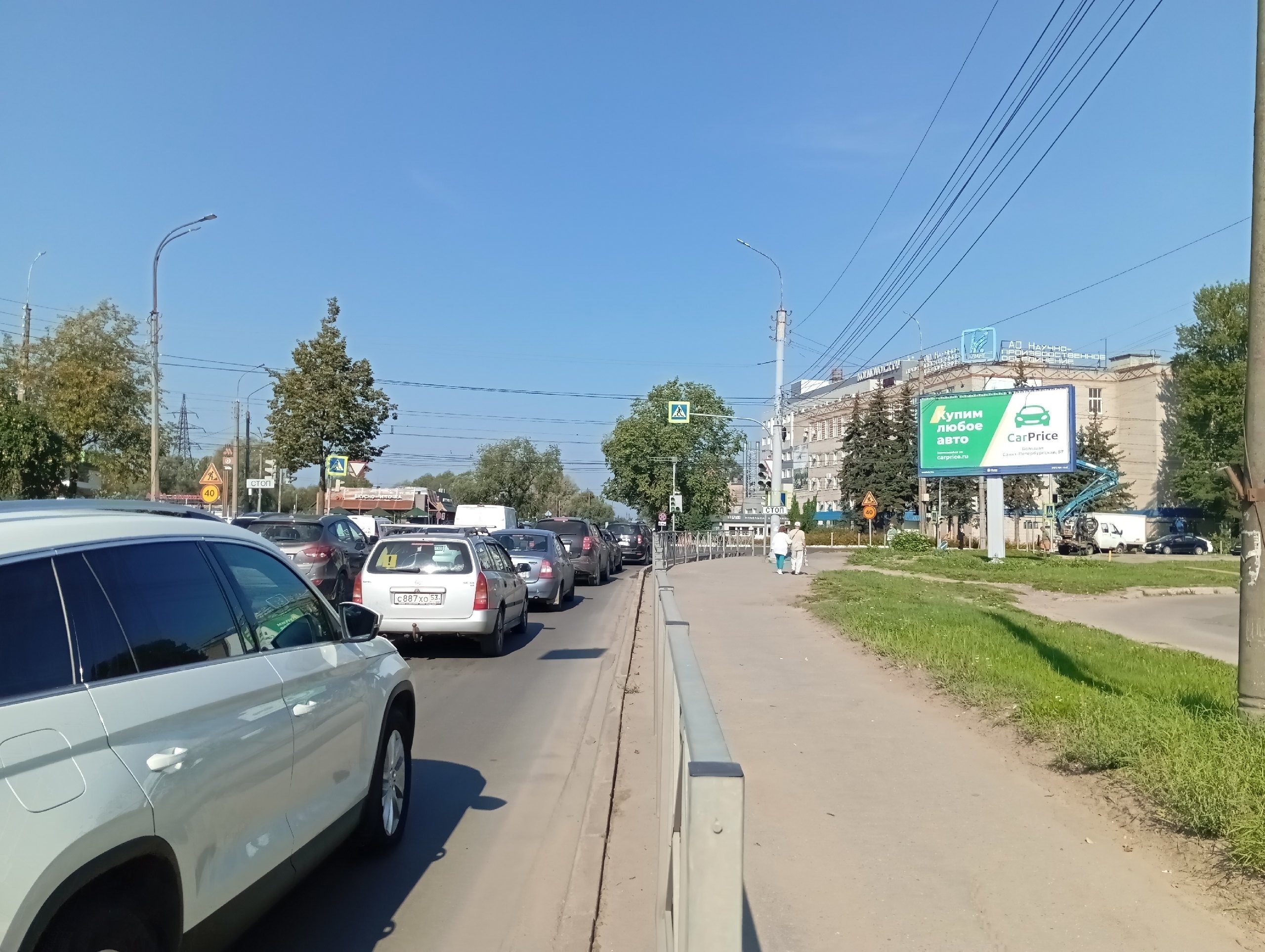 Реклама 3x6 по адресу Б. Санкт-Петербургская ул. д.88