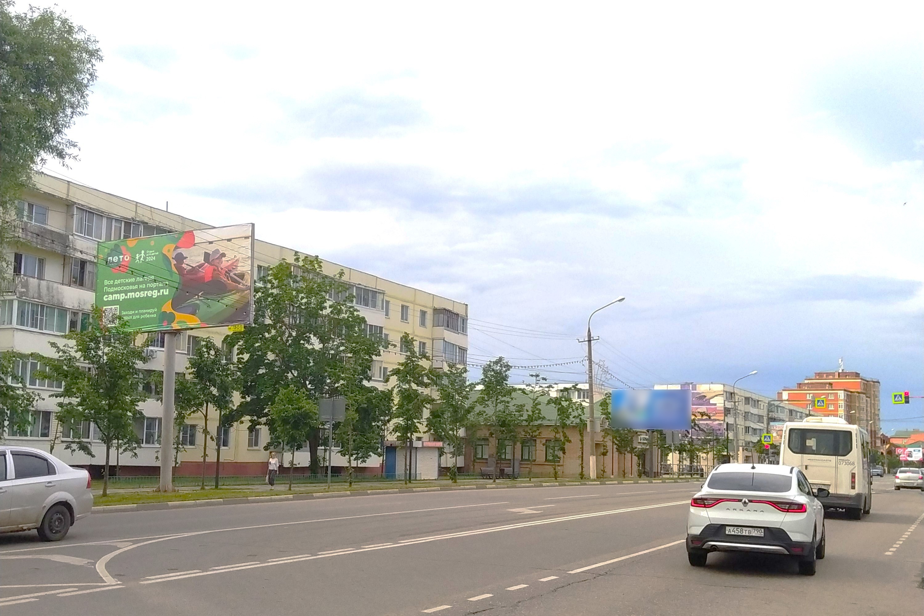 Реклама 3x6 по адресу ул. Ново-Солдатская, середина д. 14