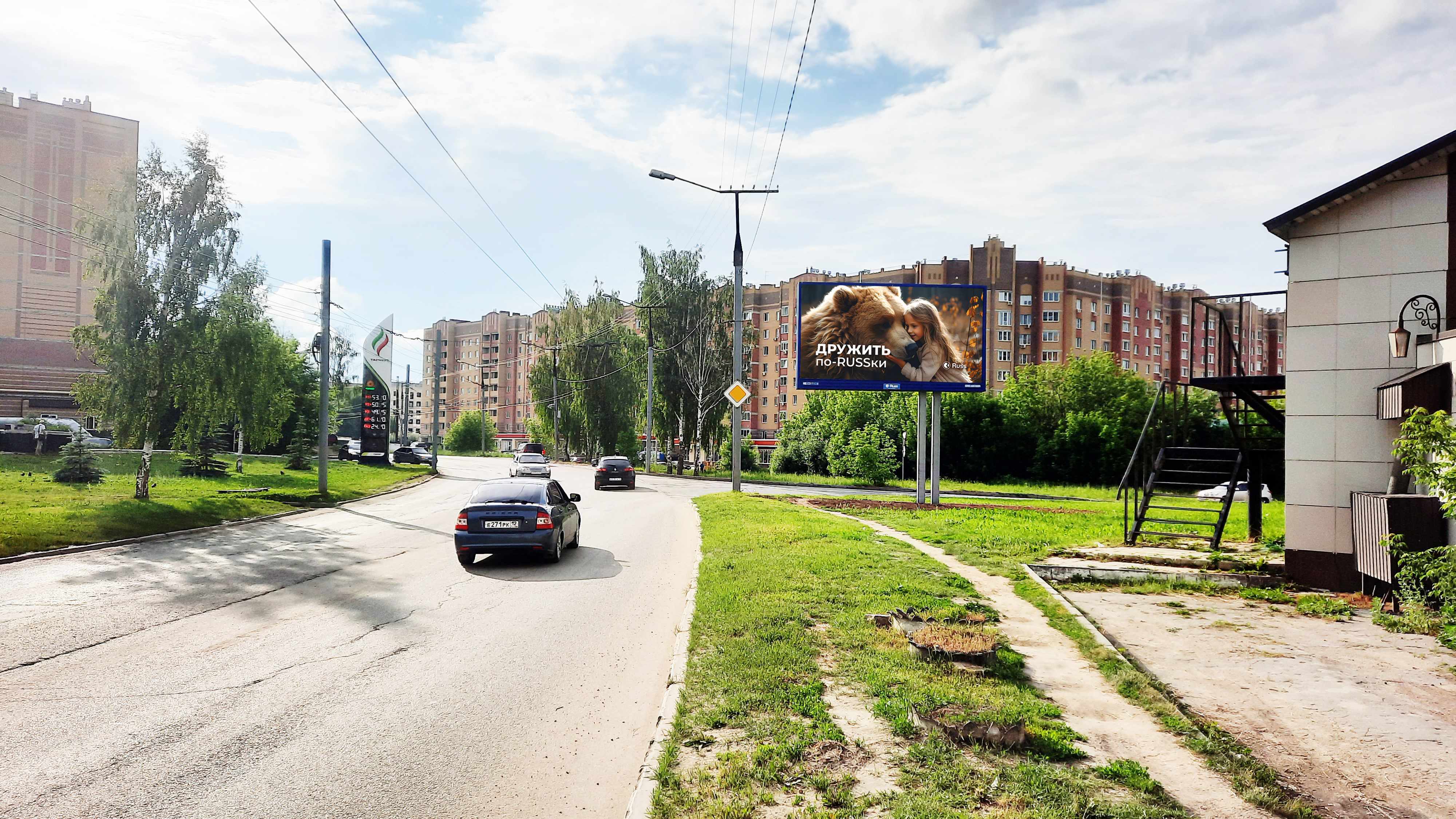 Реклама 3x6 по адресу Суворова ул.  42 А западнее (призма)